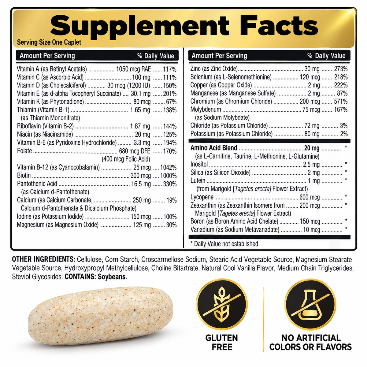 Multivitamínico Mega Men One Daily 60 Comprimidos GNC