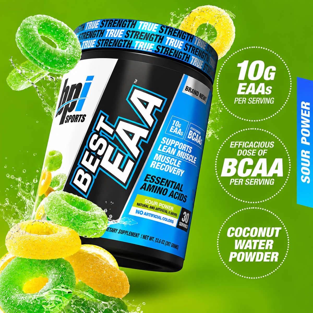 Best EAA Aminoácidos Sour Candy 300g BPI Sports
