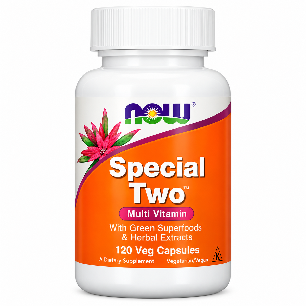 Multivitamínico Special Two 120 Cápsulas Vegetais NOW Foods