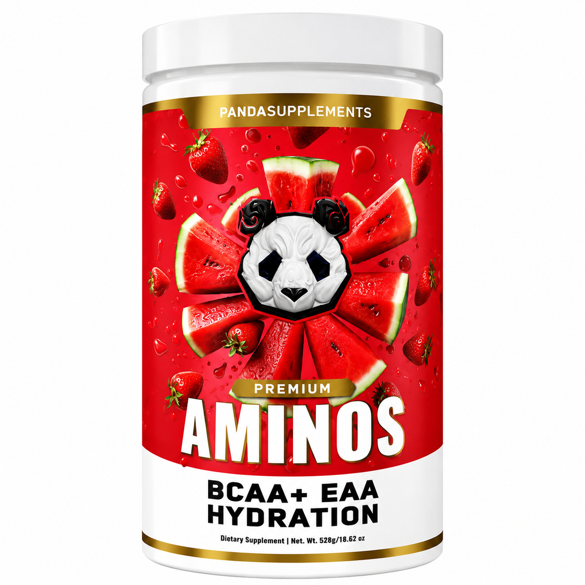 Aminoácido Premium Aminos BCAA + EAA Hydration Panda Supplements