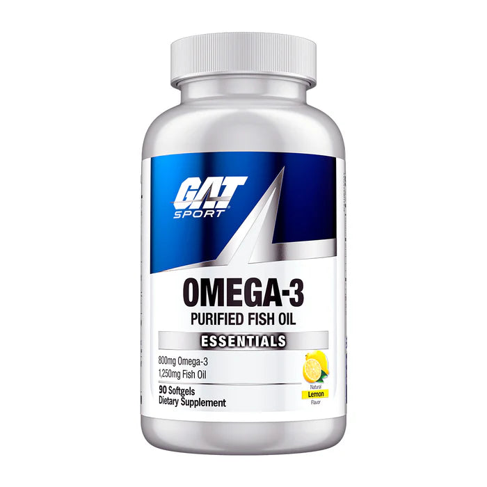 Ômega 3 Purified Fish Oil Essentials 800mg 90 SoftGels Gat