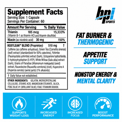 Termogênico RoxyLean 60 Cápsulas BPI Sports