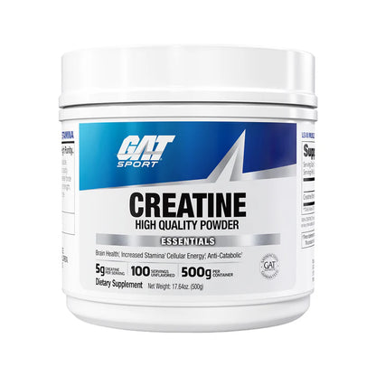 Creatina Monohidratada High Quality Powder 500g Gat Sports