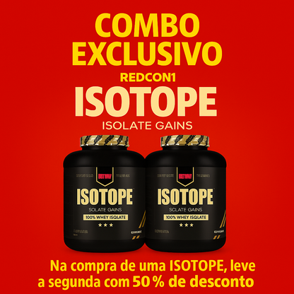 Kit 2 Whey Protein 100% Isolate Isotope Redcon1