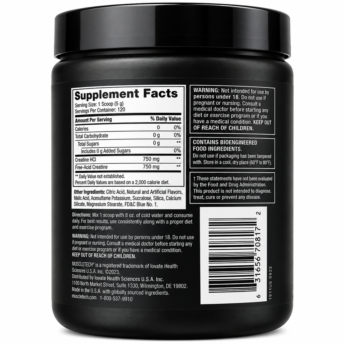 Creatina Cell-Tech Creactor Unflavored 240g MuscleTech