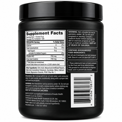 Creatina Cell-Tech Creactor Unflavored 240g MuscleTech
