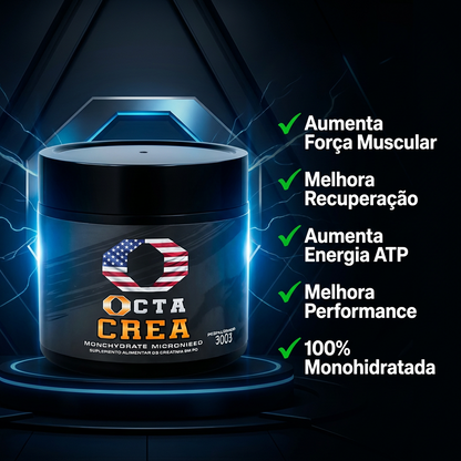 Creatina 100% Pura Monohidratada Micronizada 300g Octagon