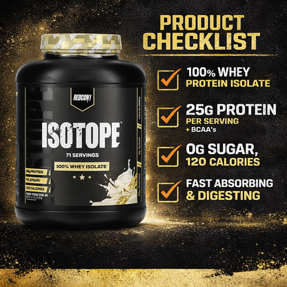 Whey Protein 100% Isolate Isotope Baunilha 2,136kg Redcon1