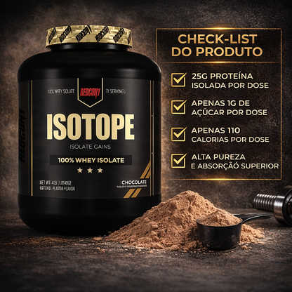 Whey Protein 100% Isolate Isotope Chocolate 2,272kg Redcon1