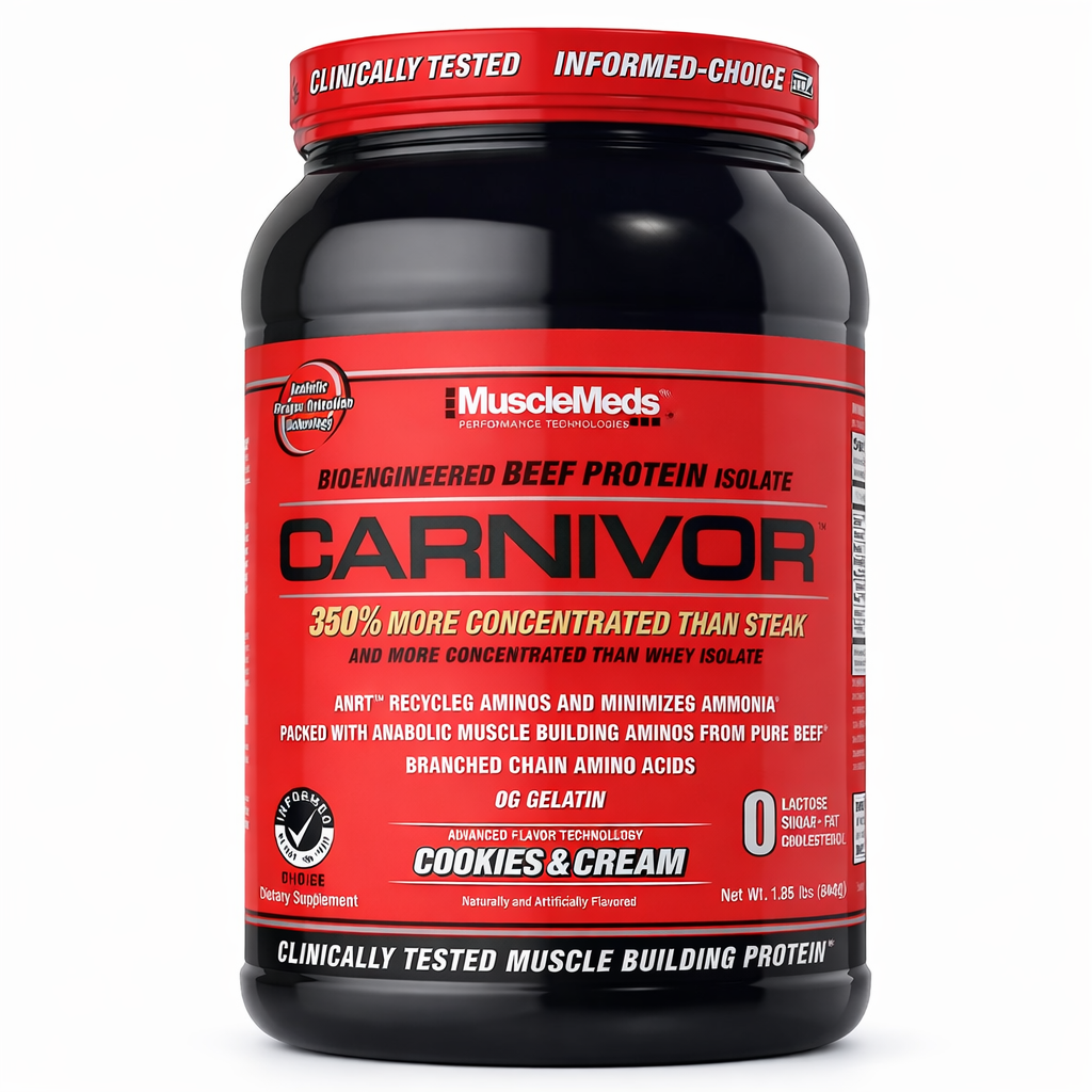Proteína Isolada Bovina Carnivor 840g Cookies MuscleMeds