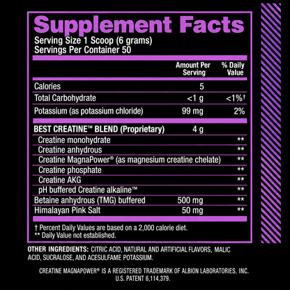 Creatina Monohidratada Best Creatine 300g 50 Servings BPI