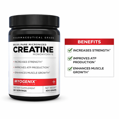 Creatine Monohydrate Micronized 100% Pura Myogenix