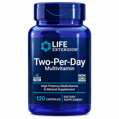 Multivitamínico Two-Per-Day 120 Cápsulas Life Extension