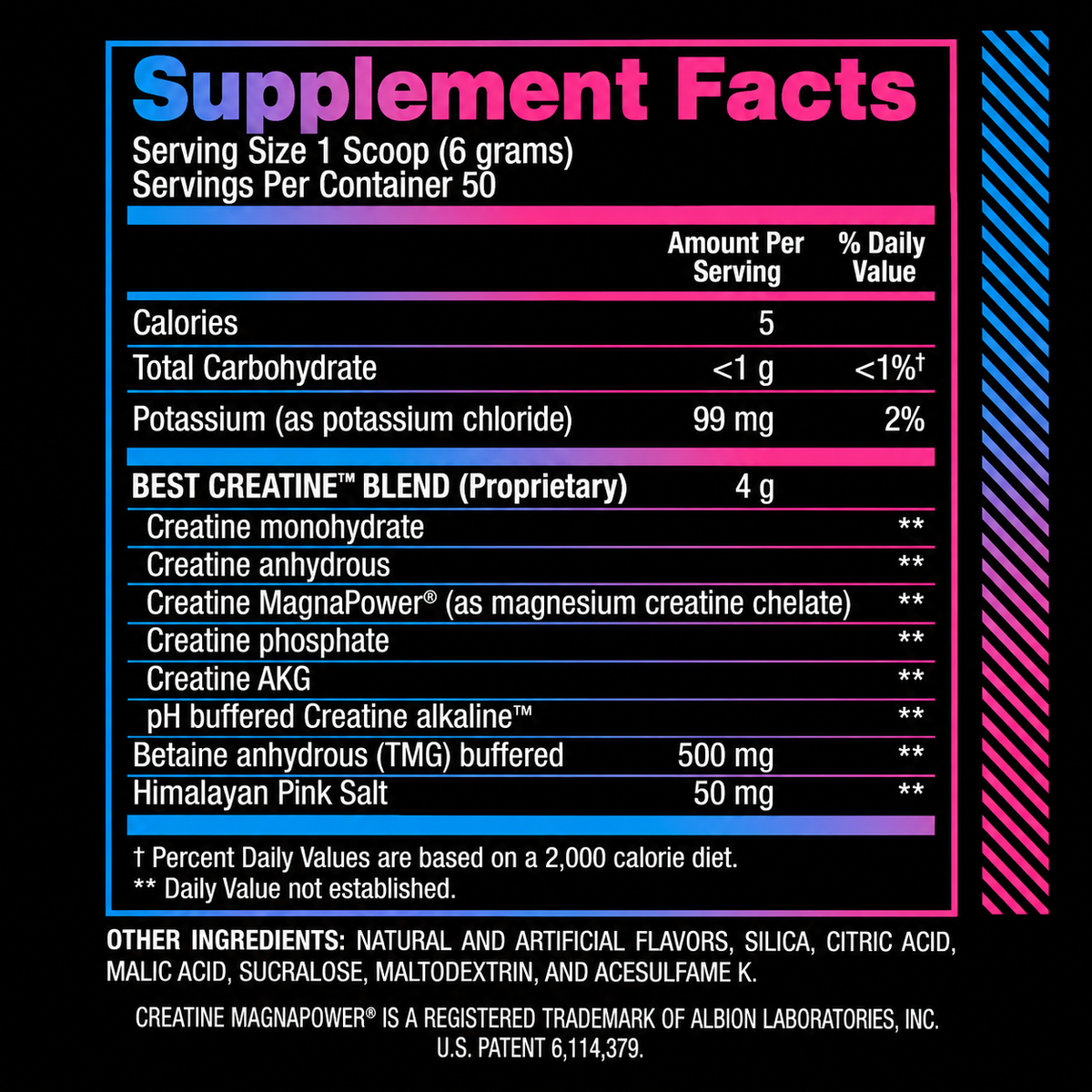 Creatina Monohidratada Best Creatine 300g 50 Servings BPI