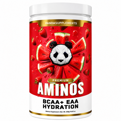 Aminoácido Premium Aminos BCAA + EAA Hydration Panda Supplements