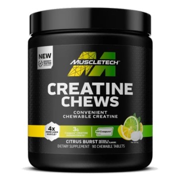 Creatina Creapure 90tablets (mastigável sabor Citrus) - MUSCLETECH