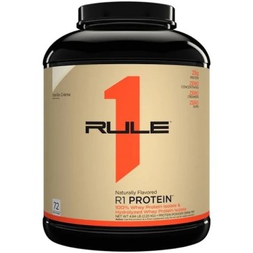Rule1 Protein Isolado e Hidrolisado 2.3kg 72 doses (100% Estévia)
