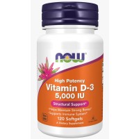 Vitamina D-3 5000 UI 120caps - Now